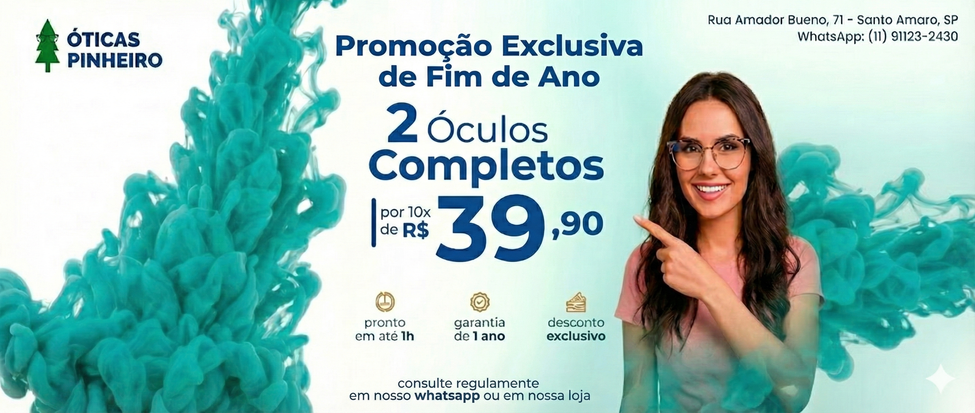 Promoção Fim de Ano - Óticas Pinheiro
